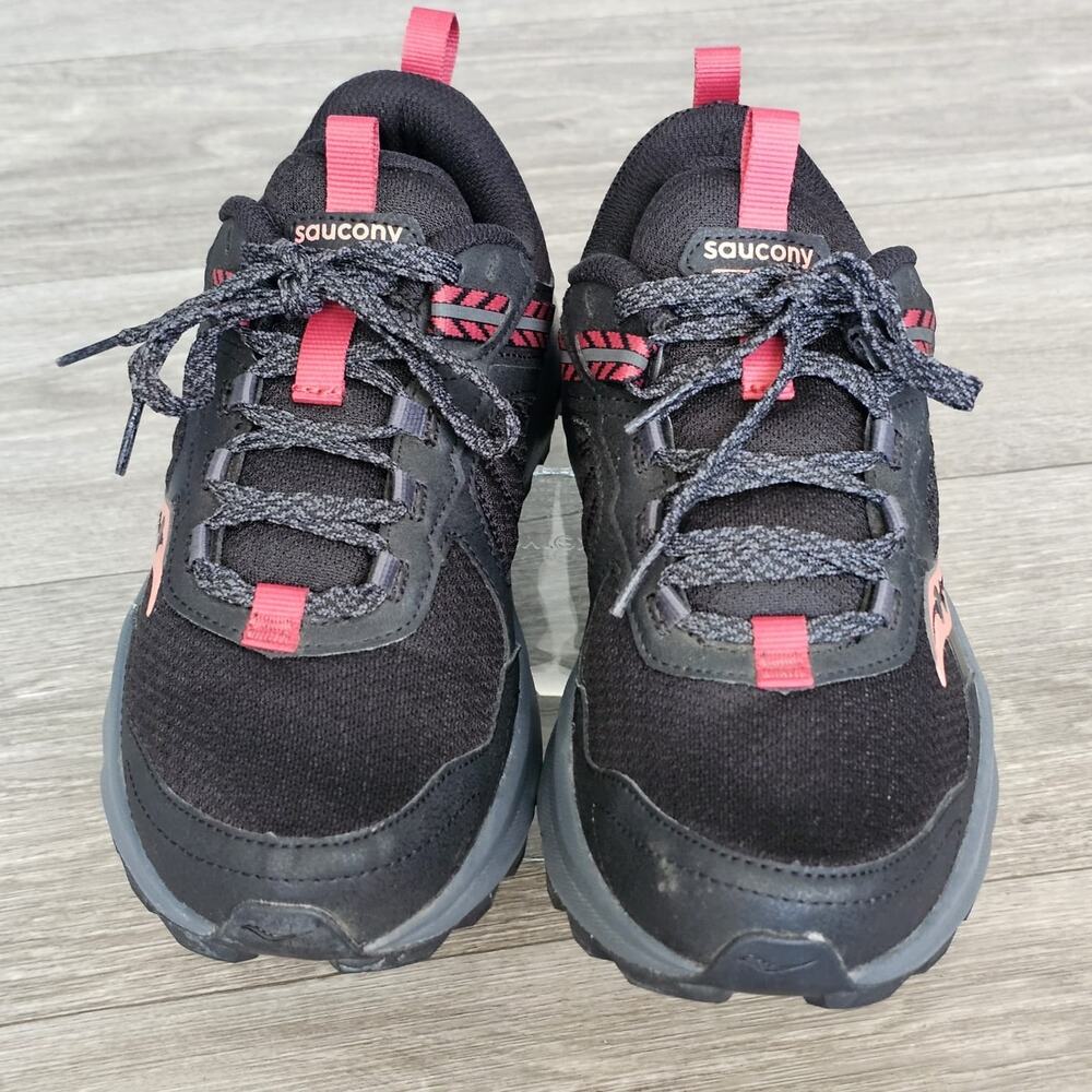 Saucony Women's Excursion TR 16 Trail Shoes Size 8.5 Black Fuchsia S10959-200 - Picture 3 of 11